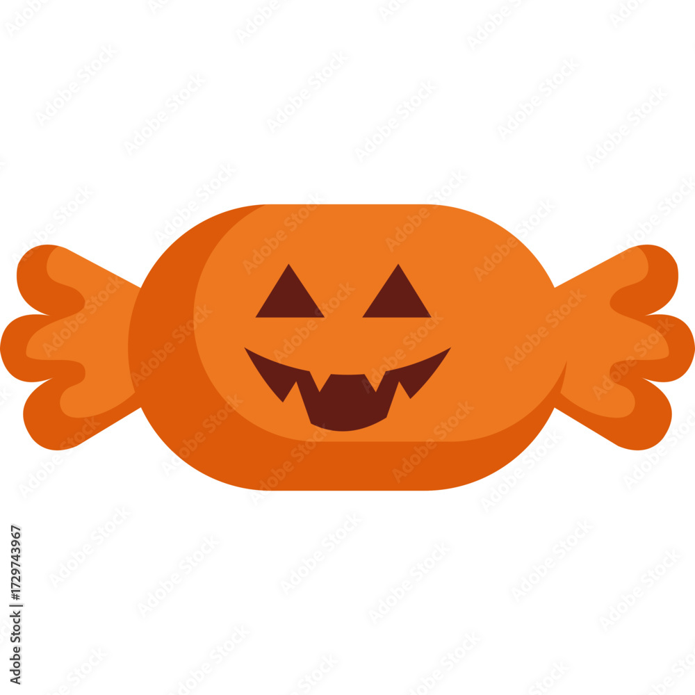 Naklejka premium Candy's Halloween theme vector