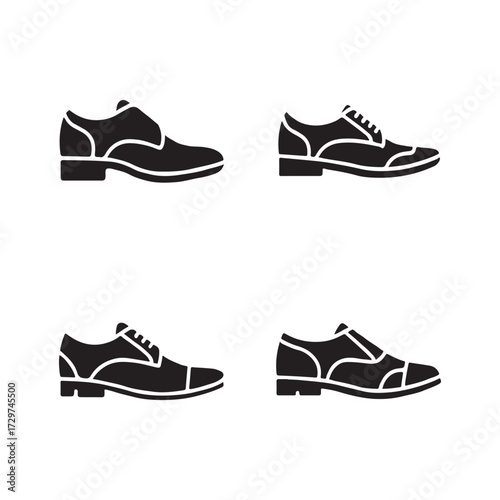 Formal Shoes Variant Solid Icons Fashion Pack