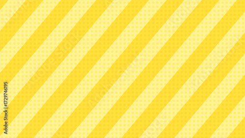 ポップな斜めボーダーの背景素材（黄色）
