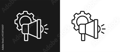 Marketing Management In Black And White Background