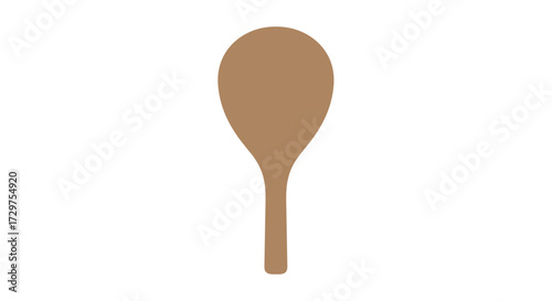 Minimalist wooden spoon: A clean and simple photograph features a wooden spoon against a stark background, showcasing the elegant form and natural texture of the utensil.