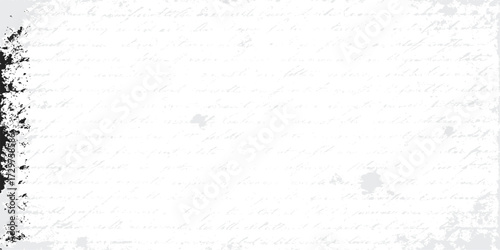 A classic vintage grunge texture background with an old paper look and black and white pattern for your design needs