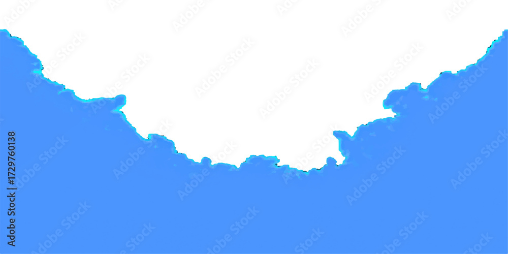 Obraz premium Argentinian national map vector design silhouette on blue paper with blank border