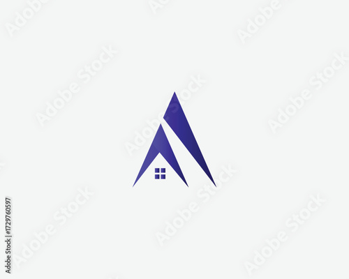 Real Estate Logo design creative house icon mark