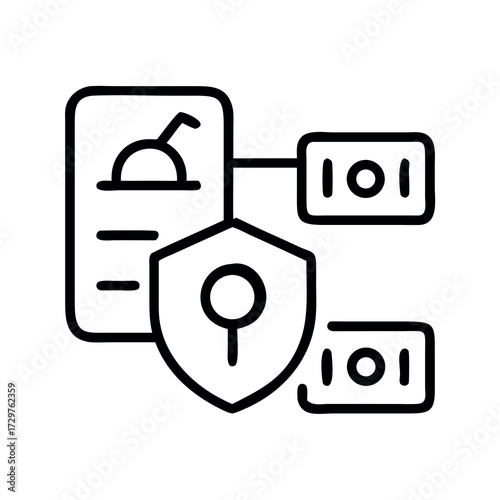 Secure digital payment for online orders and food delivery services