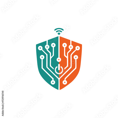 Flat Gadget Shop Logo illustration with futuristic concept modern color and creative digital feel for electronic store business marketing and tech company