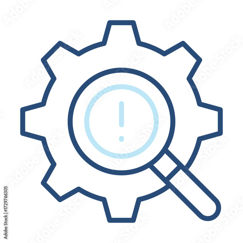 Problem Icon Color Outline Style. Vector Illustration Design
