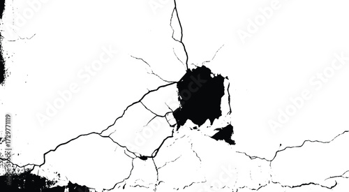 Grunge cracked concrete wall texture abstract background. 