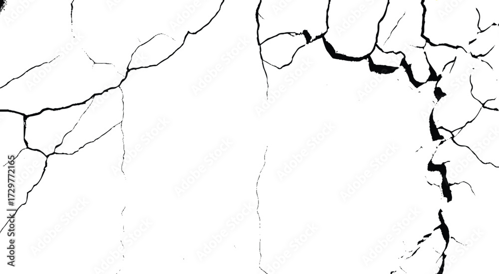 Fototapeta premium Rough, scratch, splatter grunge pattern design brush strokes. Overlay texture. Faded black-white dyed paper texture. Dark design background surface. Gray printing element 