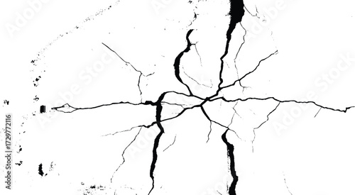 Rough, scratch. . Monochrome abstract texture. Background of cracks, scuffs. Dark design background surface. Gray printing element. Vector eps10