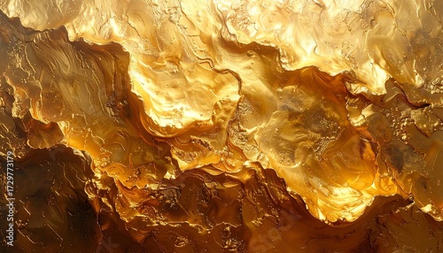 Abstract gold textured surface