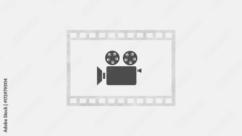 Animated video for minimalist line art style video intro featuring ...