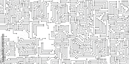 Technology background with hi-tech digital data connection system and computer electronic design
