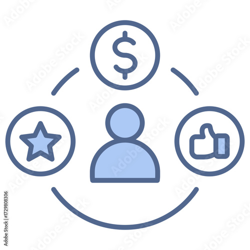 Fulfillment Blue Icon