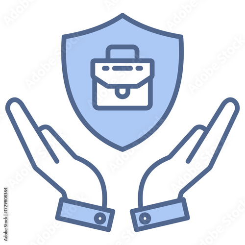 Job Position Blue Icon