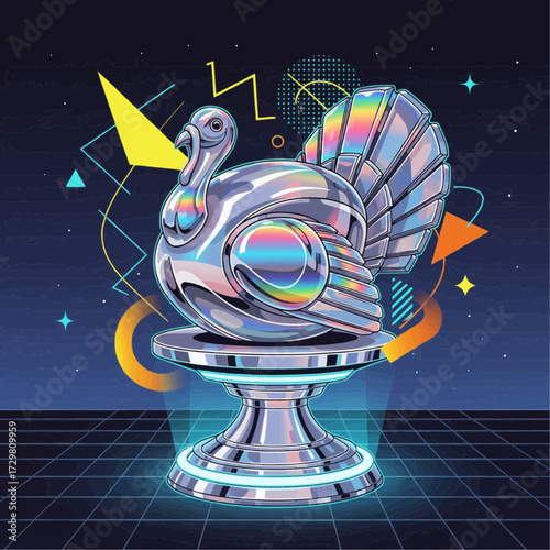 futuristic turkey, Halloween
