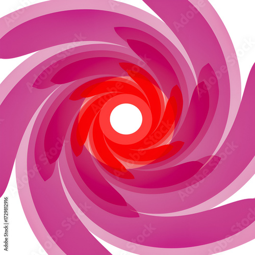 Abstract pink and purple swirl fractal texture illustration with light motion and digital design
