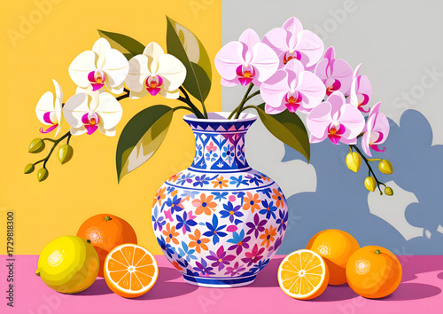 vase with flowers