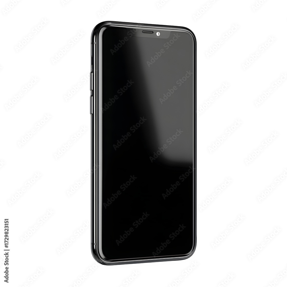 Naklejka premium black smart phone