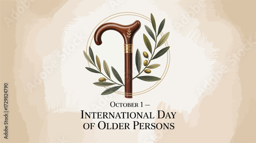 Celebrate International Day of Older Persons with a beautiful symbol of wisdom and resilience, evoking feelings of respect and admiration for our elders on October 1st