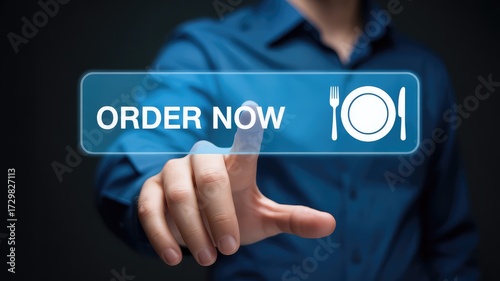 Seamlessly order delicious food online with a single touch for instant gratification