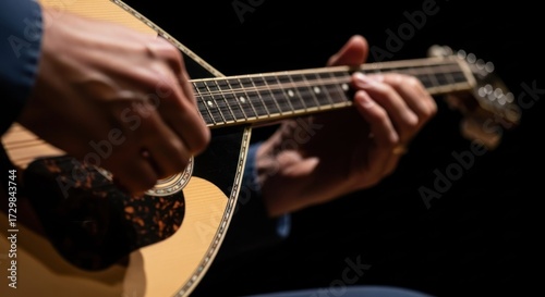 Close-up of hands playing a bouzouki (2)