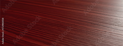 Close up shot of dark cherry wood texture creating elegant background