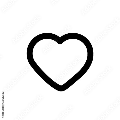 Vector like and love icon. Ready like and love button for website and mobile app.