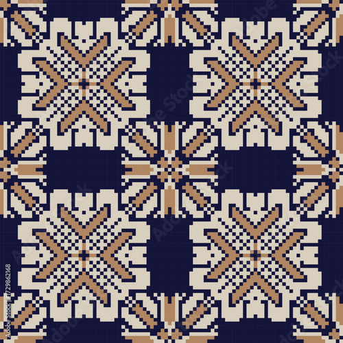 Fair Isle Seamless Pattern Design