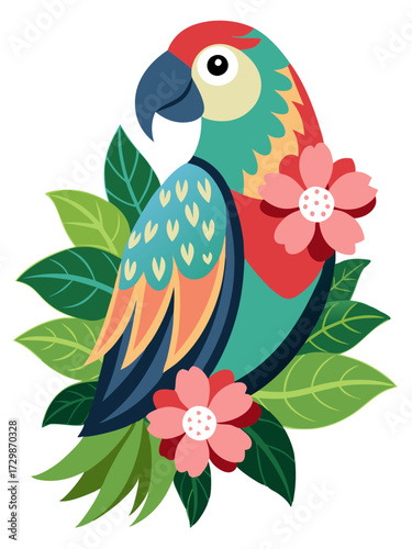 vector illustration of a bird