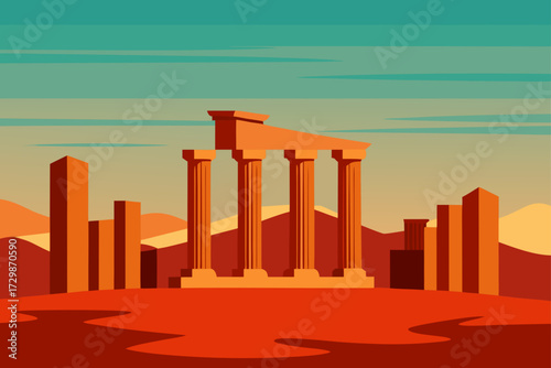 vector illustration of the city