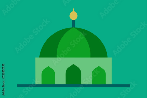 islamic calligraphy of mosque
