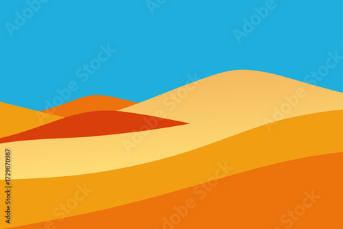 sand dune in the desert