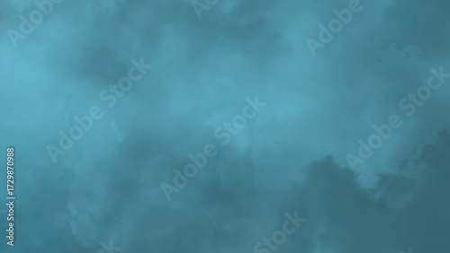 Vibrant Blue Fog Cloud Abstract Background Texture