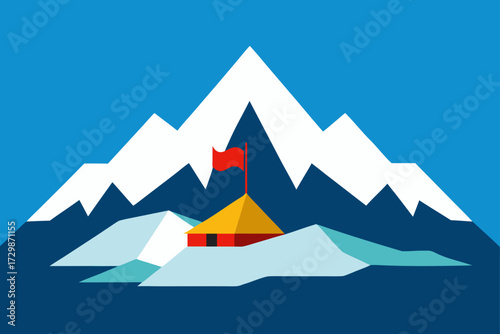 vector illustration of mountains