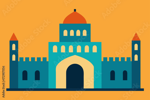 taj mahal vector