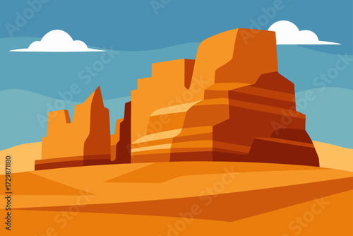 pyramids in the desert