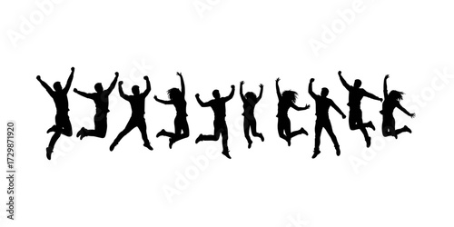 vector silhouette of a man