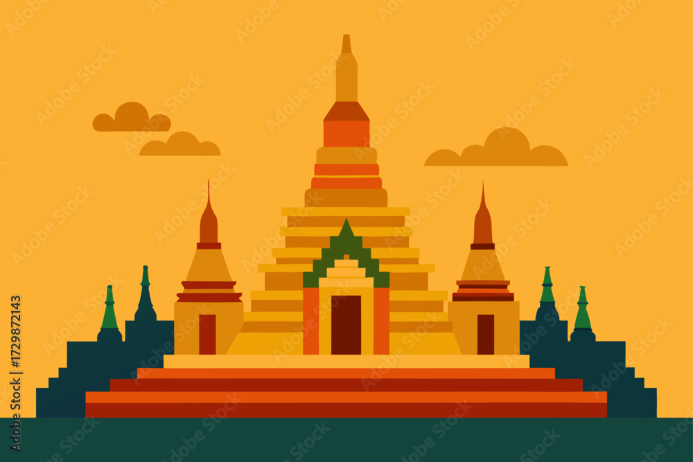 Obraz premium wat phra kaew bangkok thailand