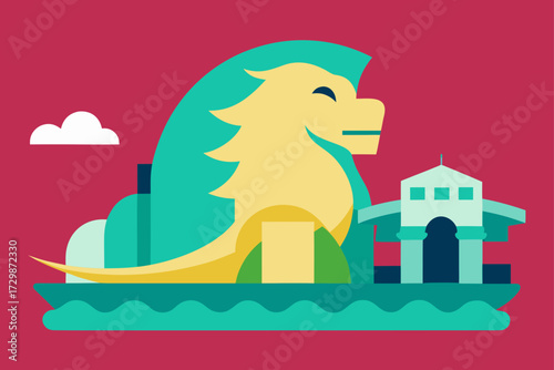 horse on the roof