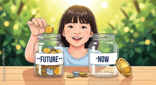 A child's wise investment for a bright financial future