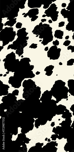 pattern cow, buffalo or wild cowboy horse leather natural print animal skin. Realistic cow fur seamless skin pattern