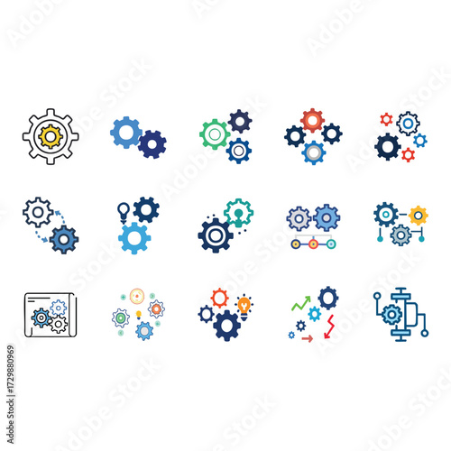 A seamless vector illustration set of soccer icons for web design featuring a black and white ball symbol and paw decoration