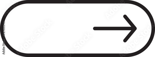 Next Page Rounded Button Arrow Outline