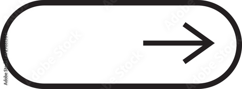 Next Page Rounded Button Arrow Outline