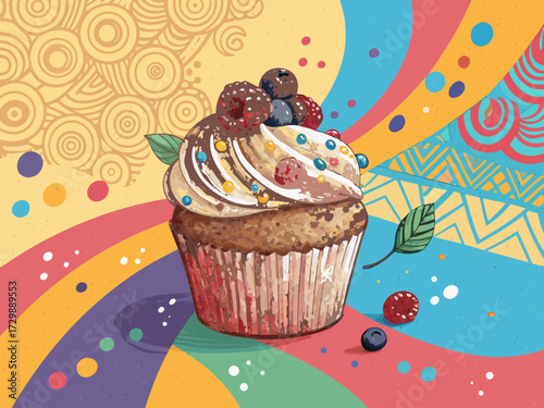 Featuring Vibrant Muffin Vibrant Premium Digital Asset