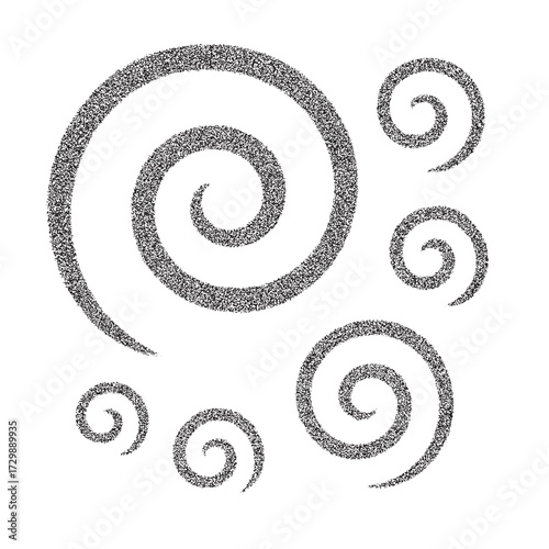vector illustration of a spiral abstract background