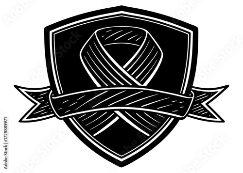 Breast Cancer Awareness Ribbon Silhouette, Pink Support SVG, PNG