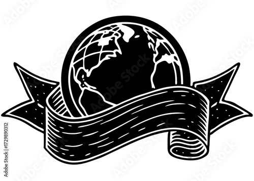 Breast Cancer Awareness Ribbon Silhouette, Pink Support SVG, PNG