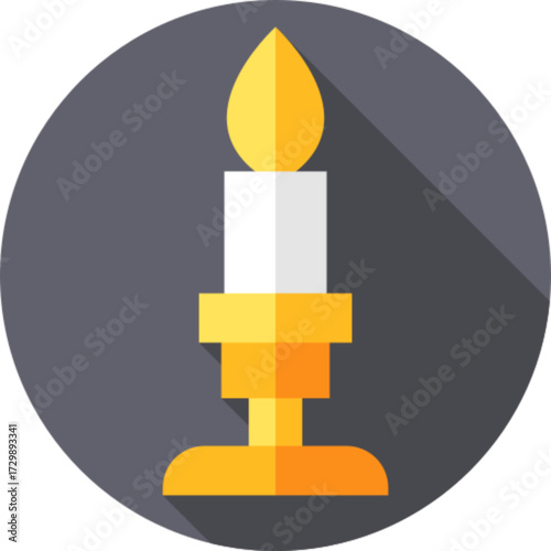 Candle Decor Icon